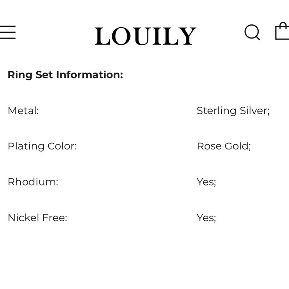 Louily ring set - Picture 7 of 8
